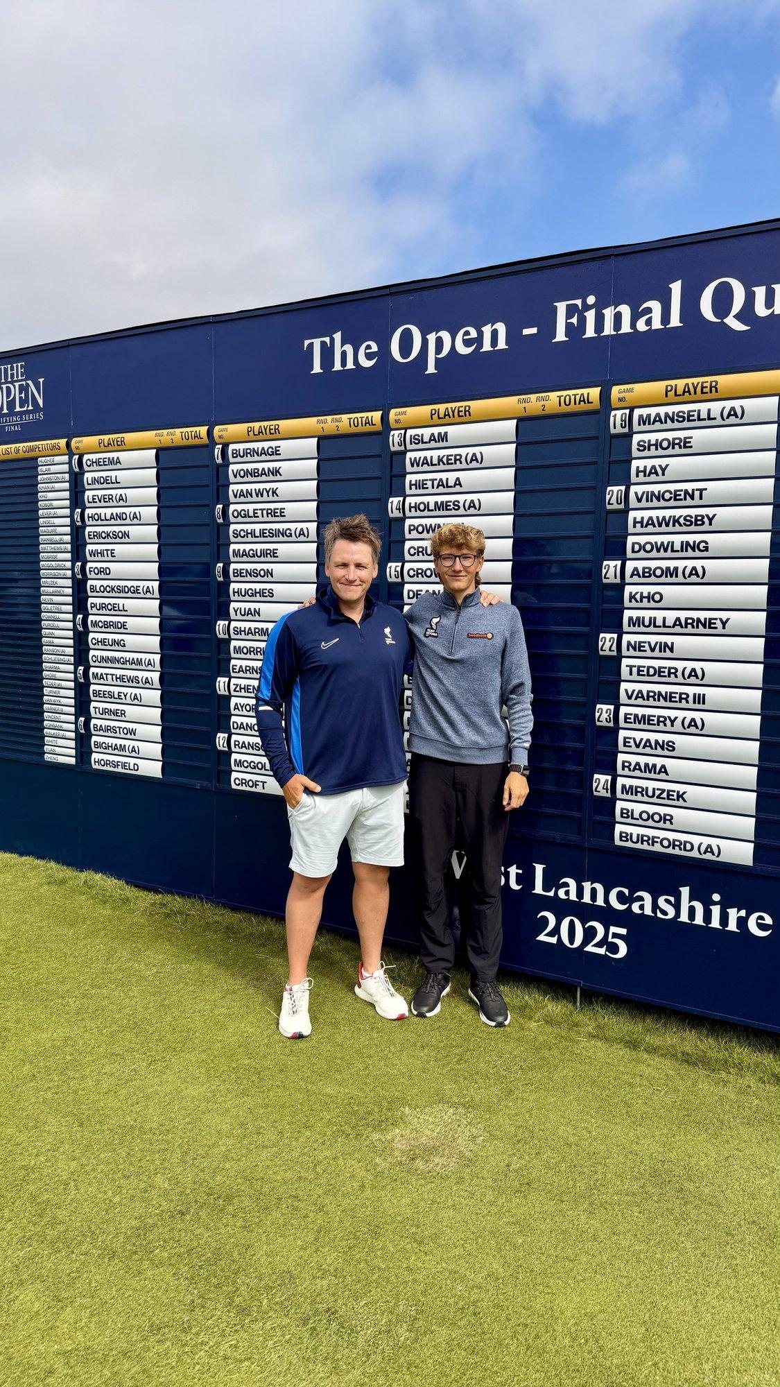 Golfimängija Richard Teder püüab pääsu mainekale suurturniirile