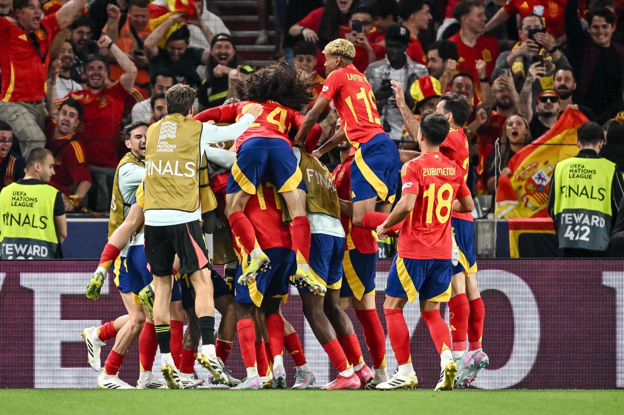 Üheksaväravaline põnevusmäng viis Rahvuste liiga finaali Hispaania