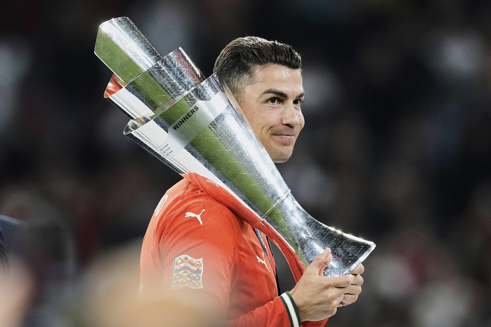 Hispaania läks kaks korda juhtima, aga Rahvuste liiga karikat sai uuesti kergitada Ronaldo