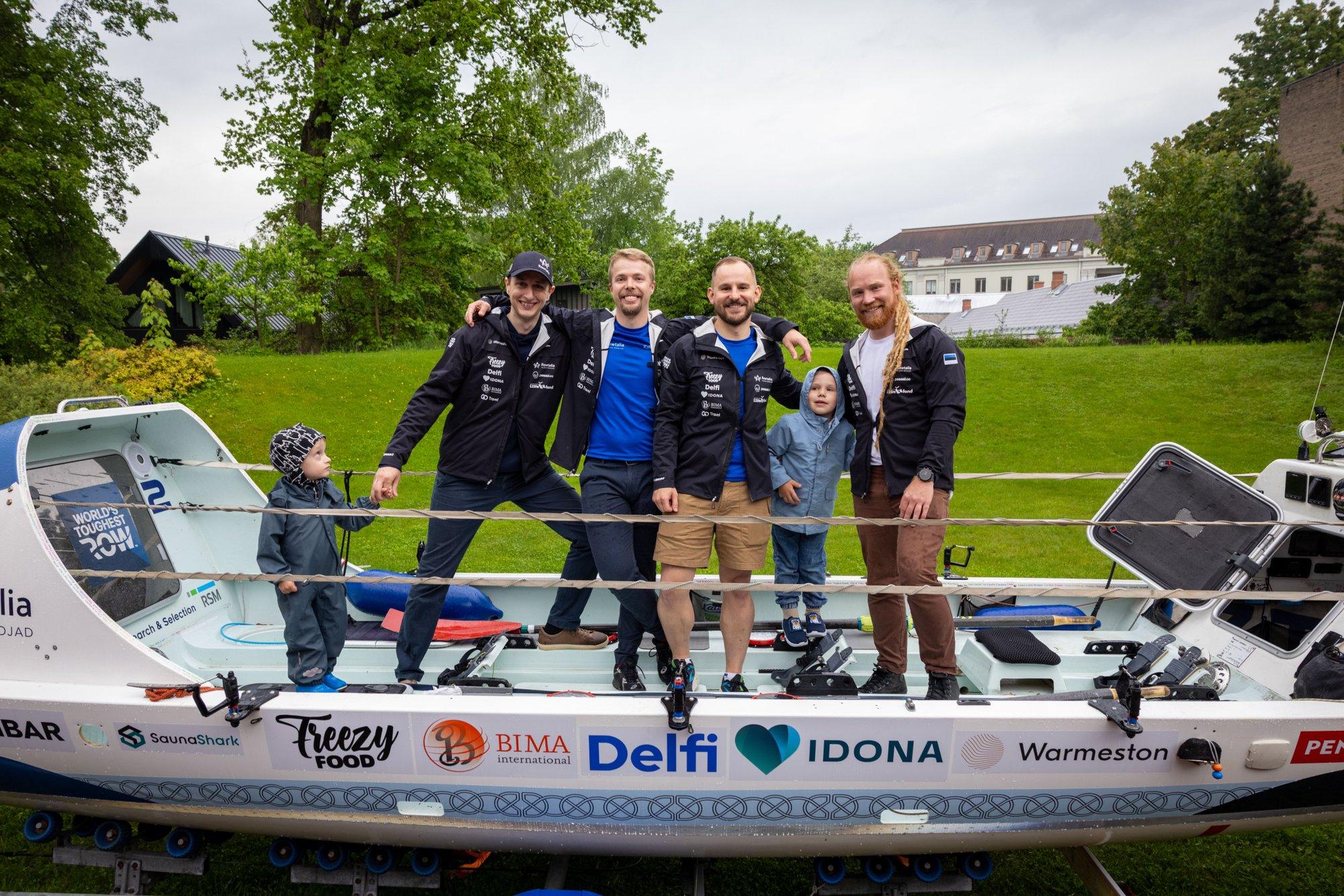Eesti meeskond asub üle Atlandi sõudma kolm korda võitnud paadiga