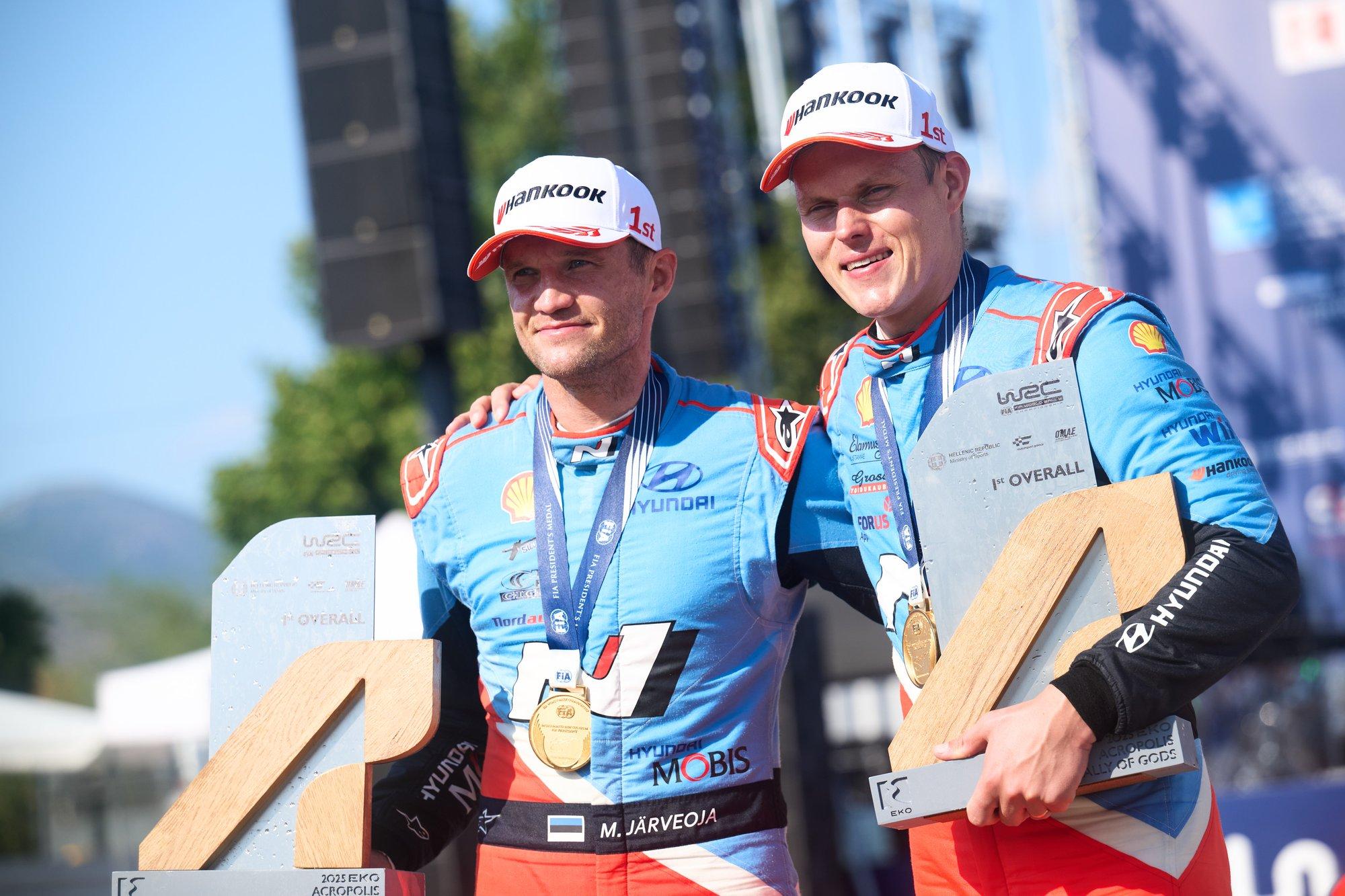 Kreekas võidutsenud Tänak ja Järveoja testivad juba täna Soomes