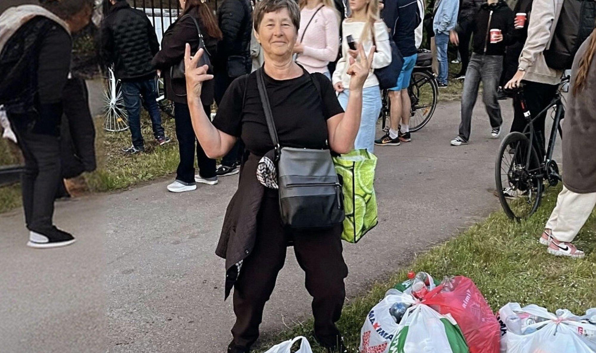 FOTOD | 40 pudelikotti. Üks naisterahvas kogus Imagine Dragonsi kontserdi ajal pudeleid. Kui palju raha ta teenis?