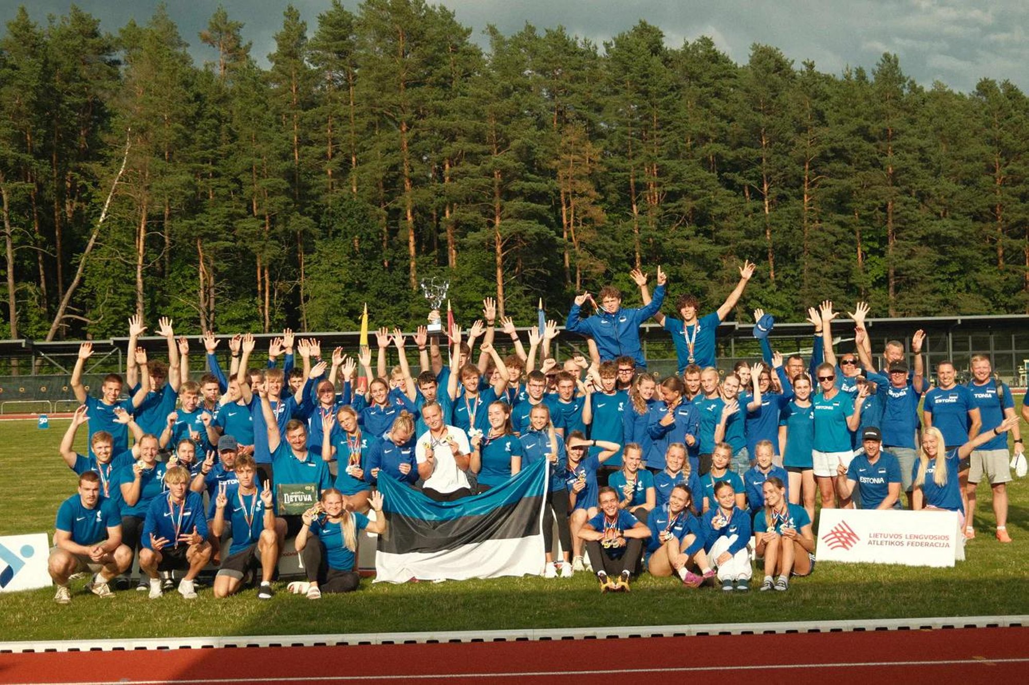 Noorterekordeid ja U20 EM-i norme täitnud kergejõustikukoondis võitis Balti meistrivõistlused