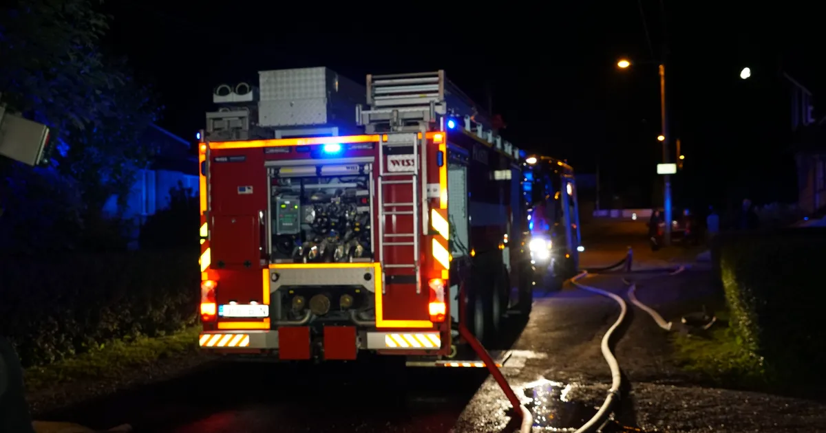 Antslas põleb vana jaamahoone