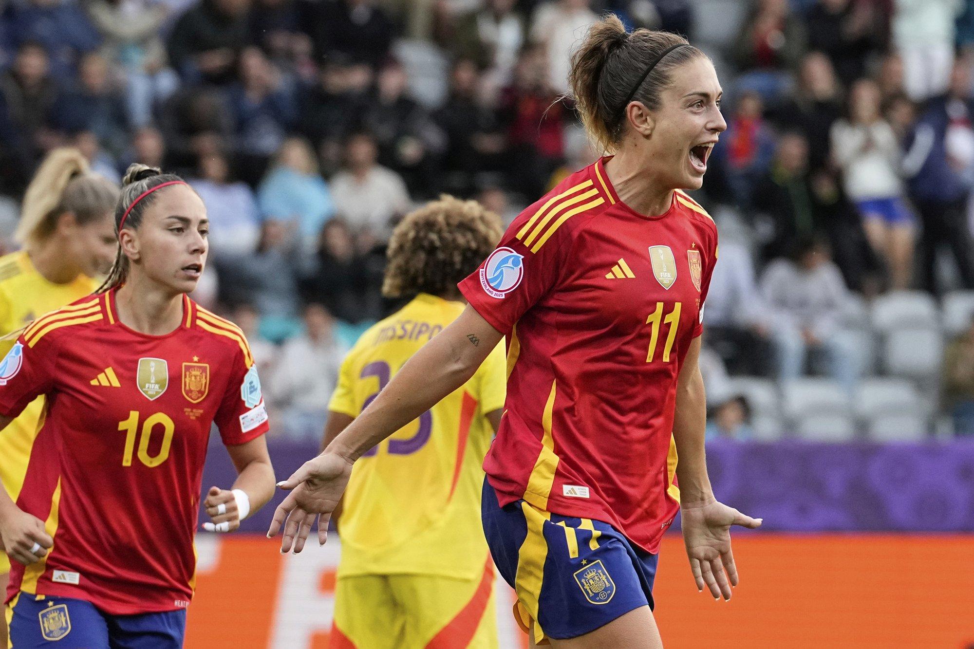 Hispaania jalgpallinaiskond jätkas EM-i teise hävitava võiduga