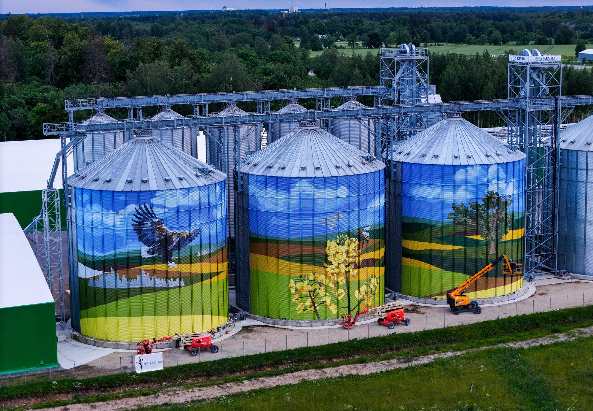 FOTOD | „See töötab kui kiiruskaamera!“ Eesti suurim seinamaaling sai valmis