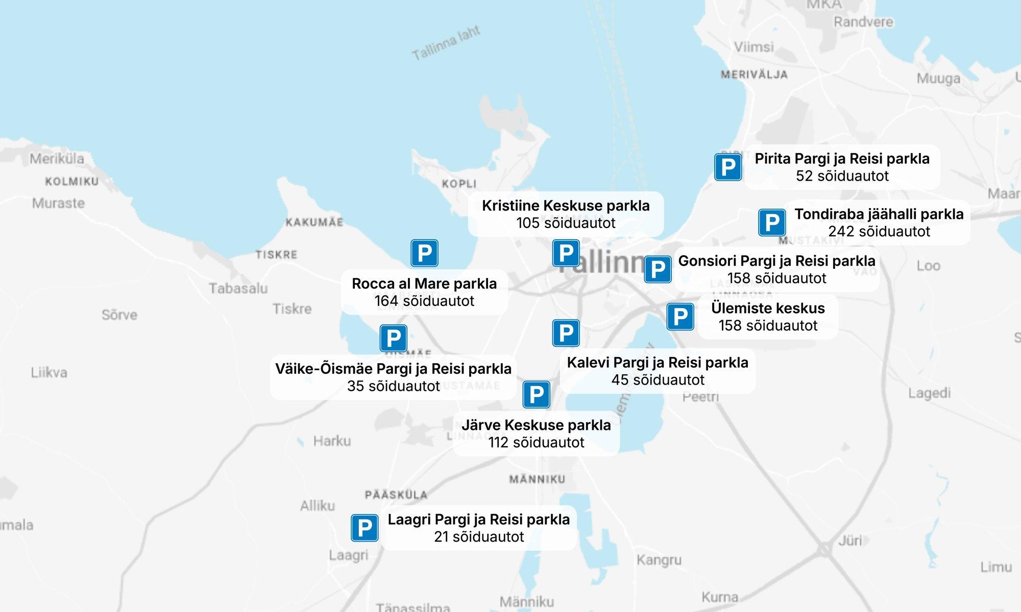 KAART | Vaata, kus saab laulu- ja tantsupeo ajal parkida