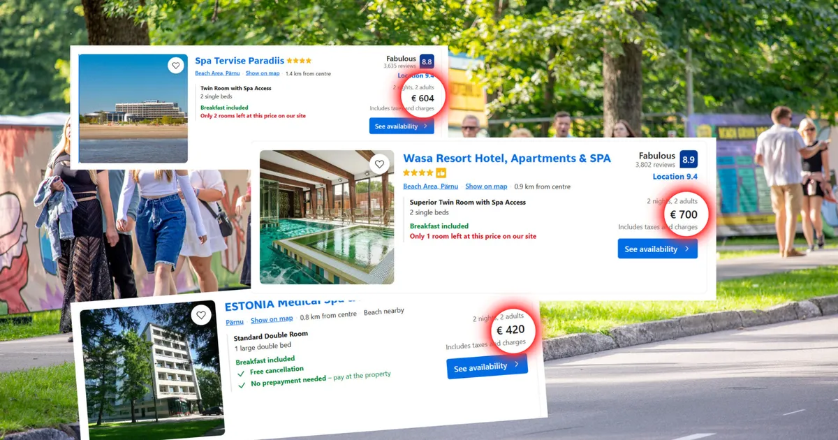 700 EUROT KAKS ÖÖD?! ⟩ Mida teevad Pärnu hotellide hinnad Beach Grindi ajal?