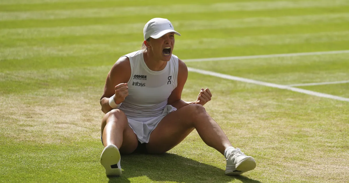 Swiatek jõudis murul tippu Wimbledoni ajaloo võimsaima finaalivõiduga