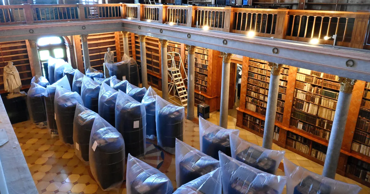 Ungari tuhandeaastase kloostri raamatukogus püütakse tõrjuda mardikate rünnakut