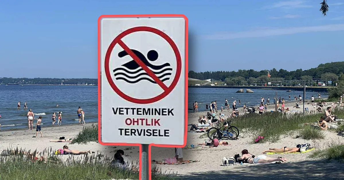 PILTUUDIS ⟩ «​Lapsevanemate vastutustundetu käitumine!»​ Inglirand täitus suplejatega keelavatest siltidest hoolimata