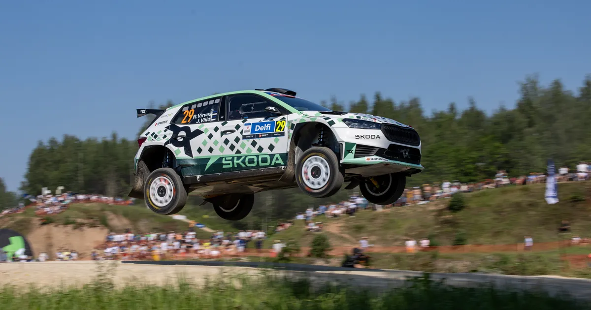 WRC2-klassi liidril Virvesel läks esimesel ringil süda pahaks: ma ei tea, kas see on viirus