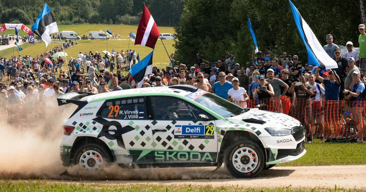WRC2-klassis domineeriv Virves sõitis küpselt, Linnamäe loodab pühapäeval vihmale