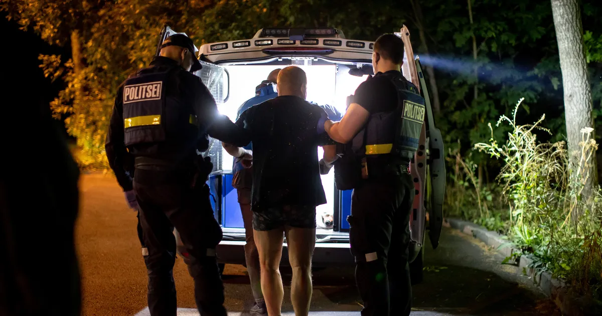 Arestimajja viidud purjus noormees tungis politseinikele kallale