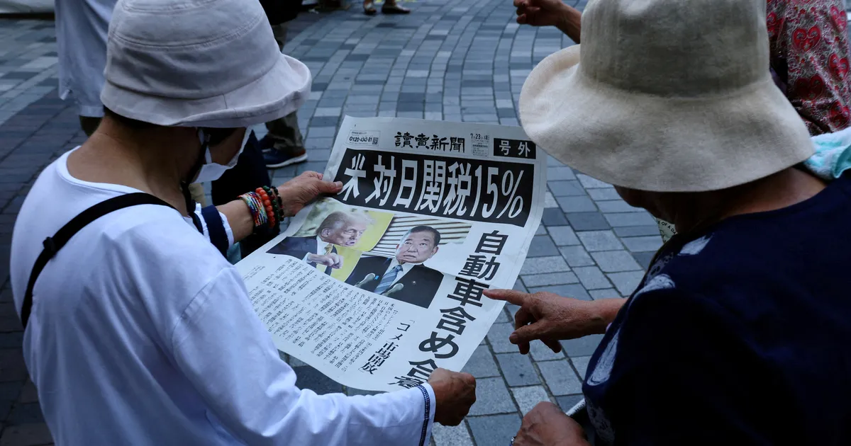 Jaapani aktsiad säravad tänu kaubandusleppele Trumpiga, ka Euroopa börsid tõusevad
