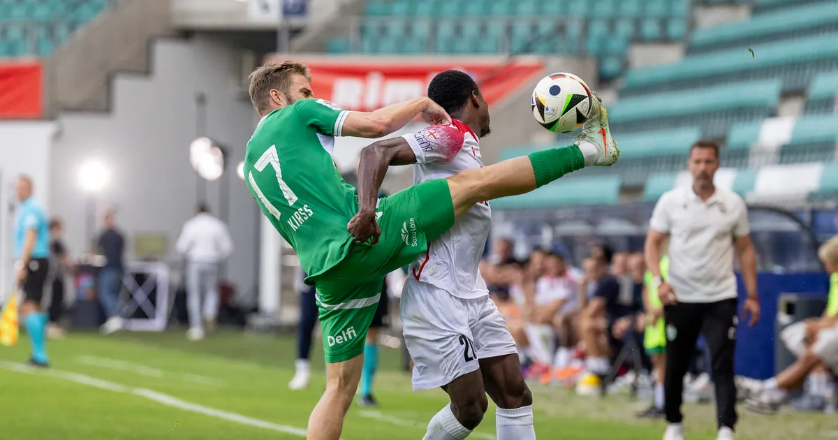 Levadia sangar Robert Kirss: rammisin palli kuidagi väravasse