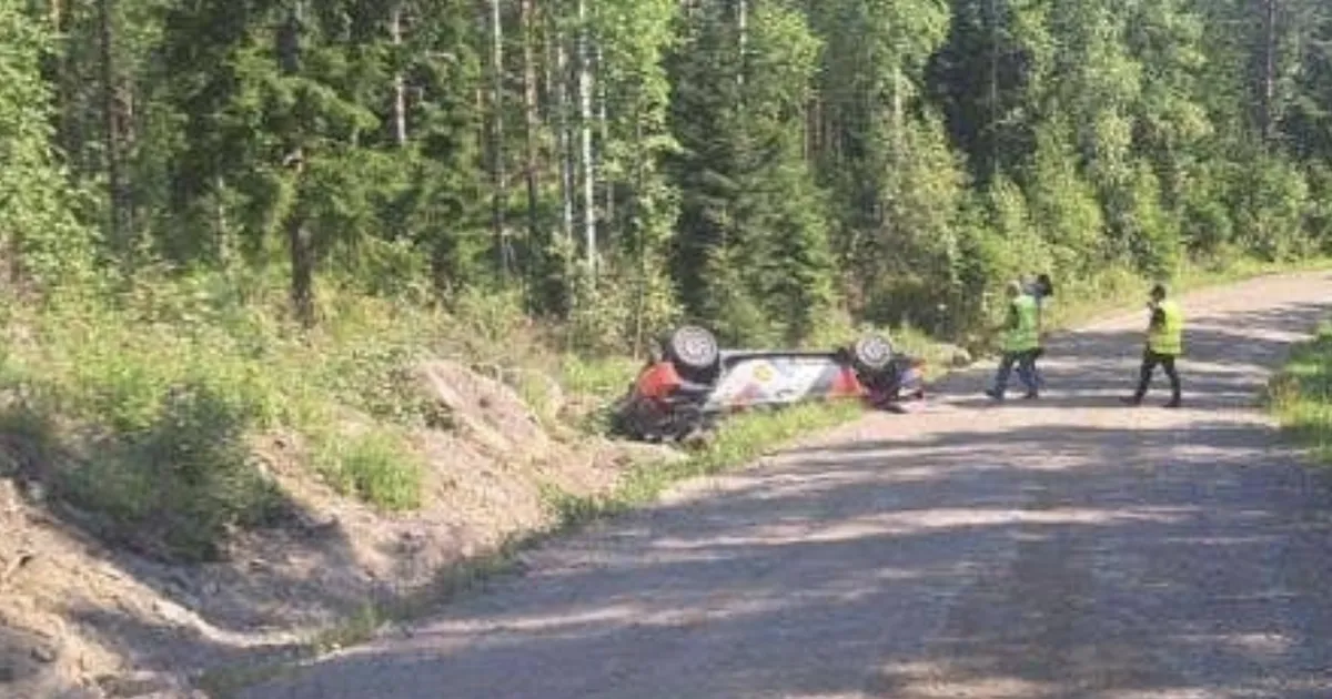 FOTO ⟩ Tänaku tiimikaaslane tegi Soome MM-ralliks valmistumisel jõhkra avarii