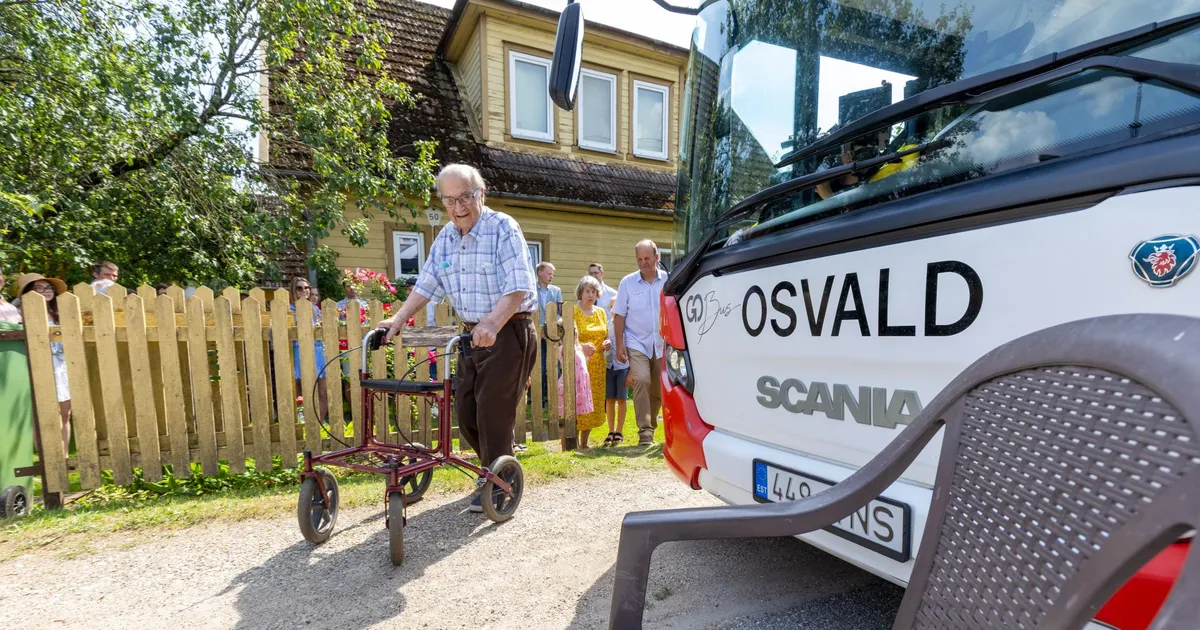 Osvald, esimene nimeline liinibuss ja saja-aastane tartlane selle nime taga