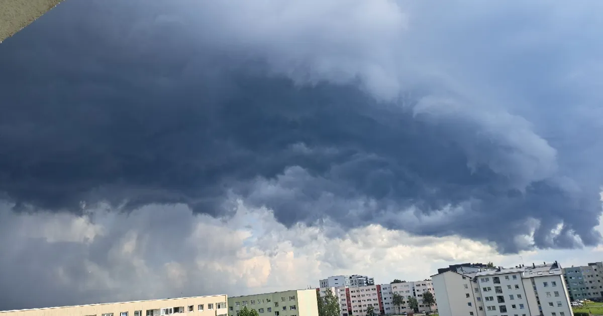 «Saatke Harjumaale ka!» Pärnakaid tervitas reede pärastlõunal vihm ja rahe