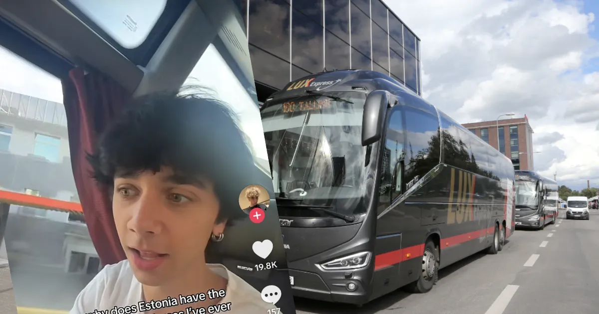VIDEO ⟩ «Tõeline luksus!» Ameeriklasest tiktokker on lummatud Eesti bussidest