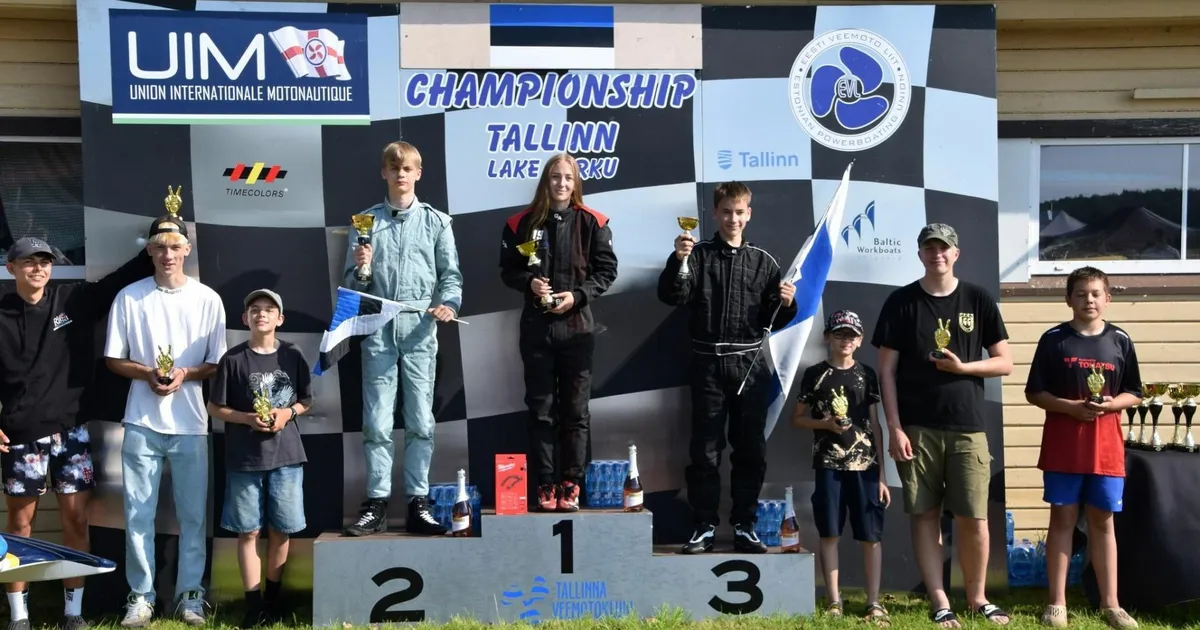 Viljandlane kihutas end vee peal poodiumile