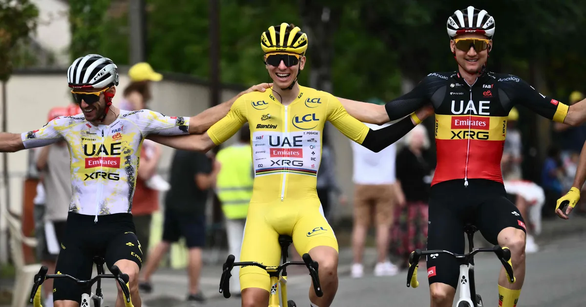 VIDEO ⟩ Ajalugu ümber kirjutanud Pogačar pani Tour de France'ile ägeda punkti