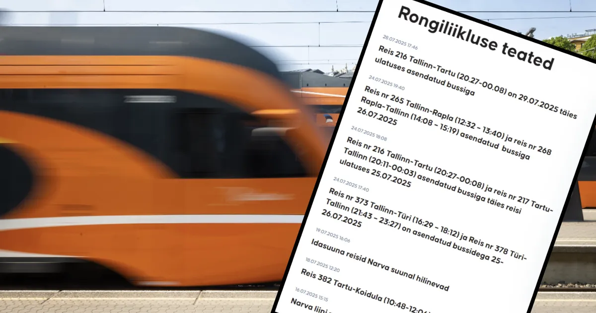 «Pidevalt on mingi jama!» Rongireisijaid muserdavad sagedased muudatused, Elron selgitab olukorda