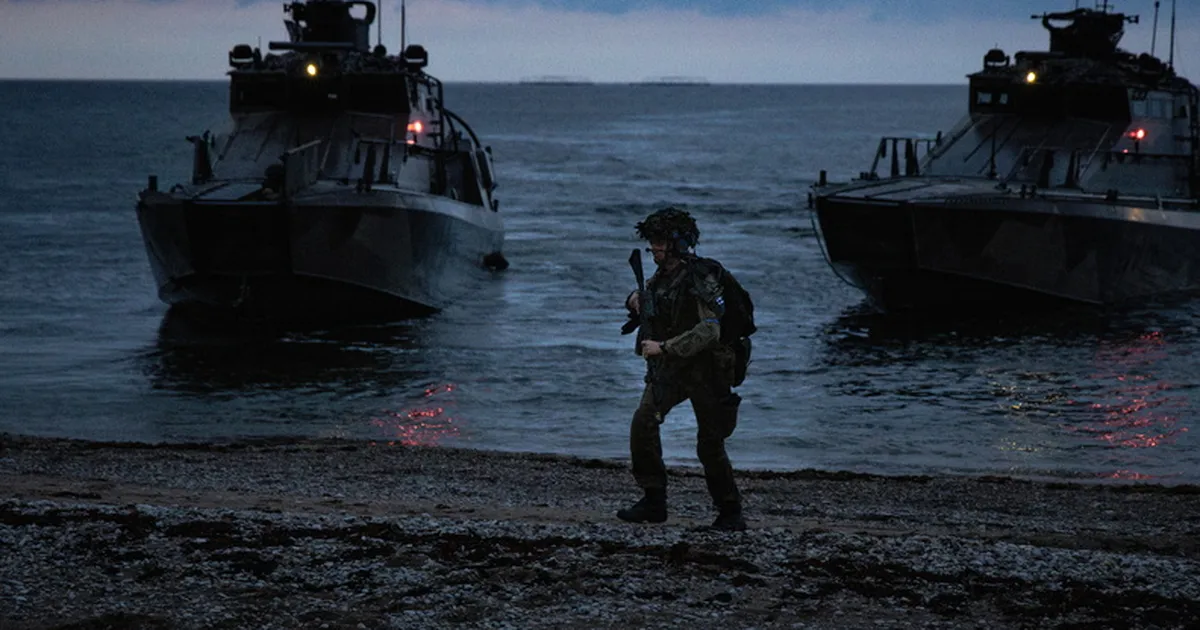 FOTOD ⟩ Mereväe, Kaitseliidu ja liitlasüksused harjutasid ühiselt Eesti saarte kaitset