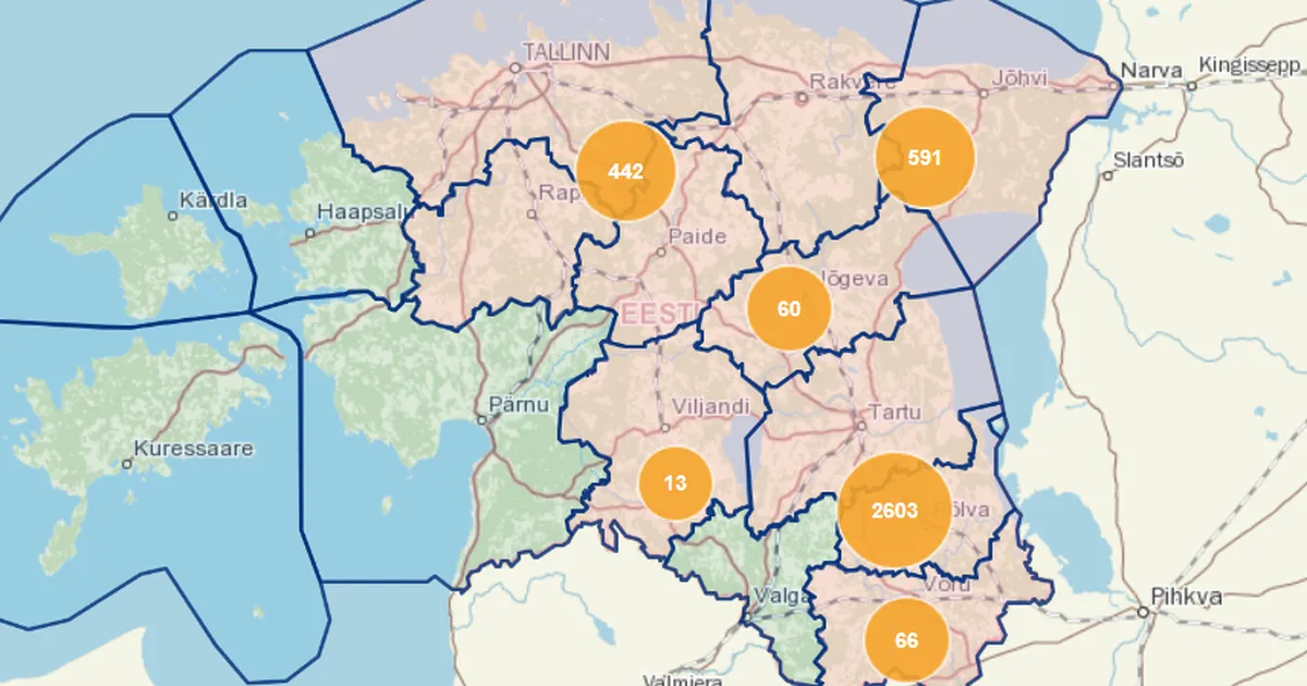 Äikesetorm jättis tuhanded majapidamised vooluta