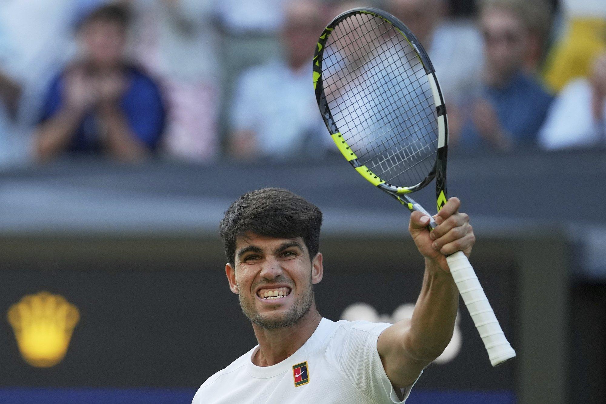 Alcaraz loovutas taas seti, kuid pääses Wimbledonis 16 sekka