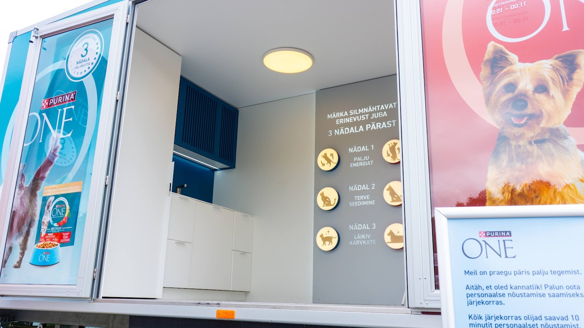 Mobiilne toitumisakadeemia tiirutab lemmikutele tasuta veterinaarnõu jagades mööda Eestit