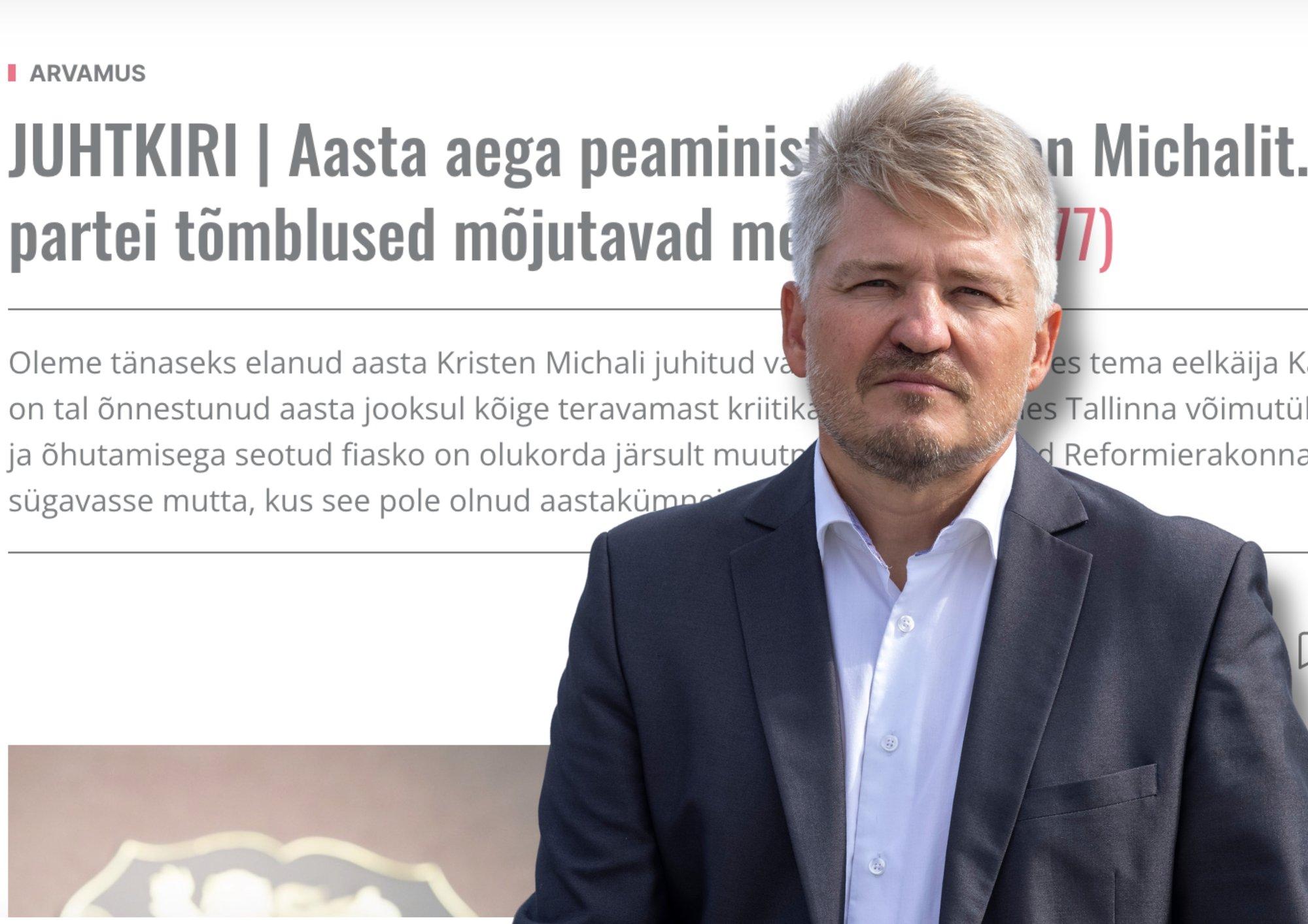 Andrus Kaarelson vastab EPL juhtkirjale: me ei aja udu, meil on iga oma väite taustal konkreetsed arvutused ja põhjalik analüüs