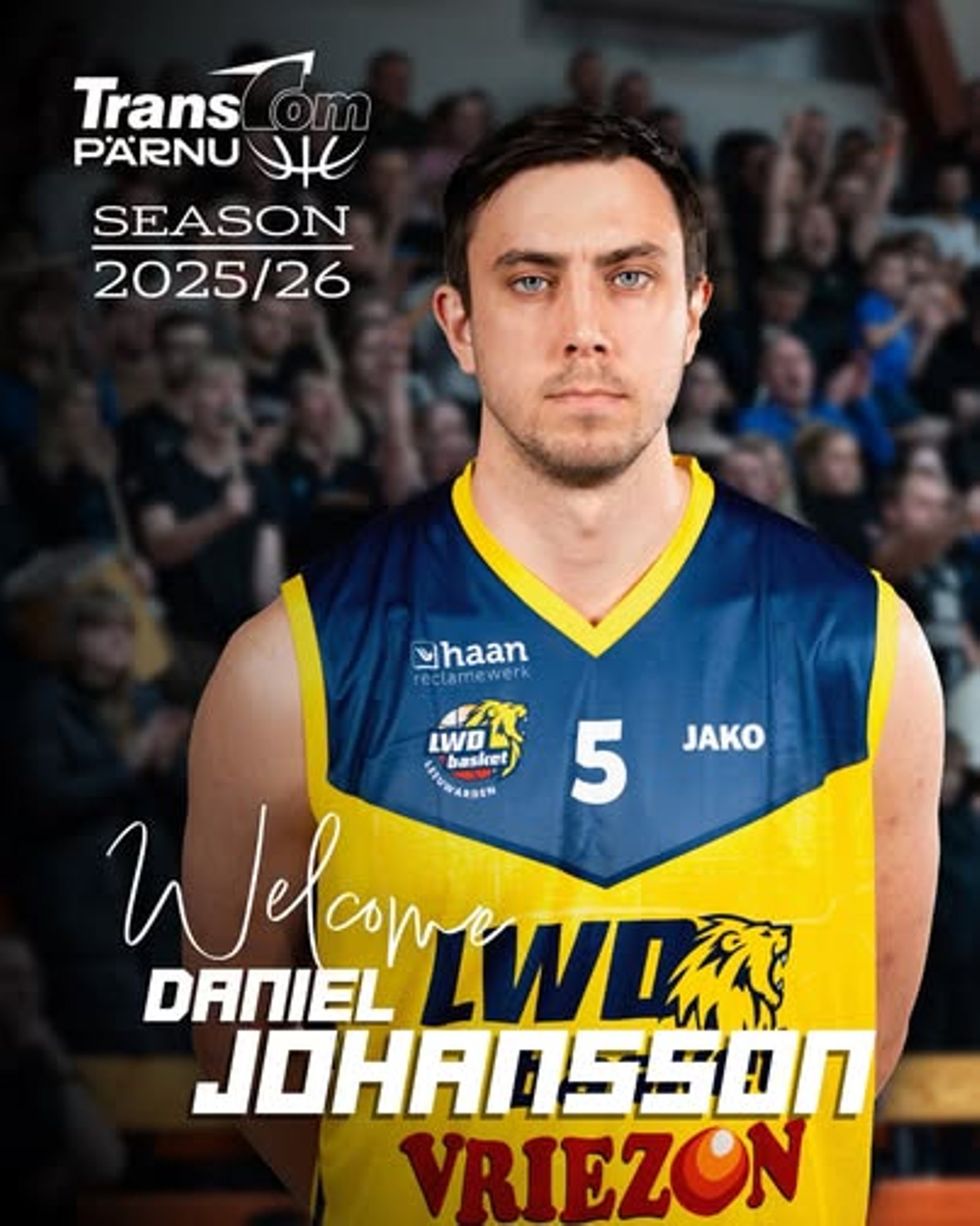 Transcom Pärnu tugevdas meeskonda Rootsi korvpalluriga