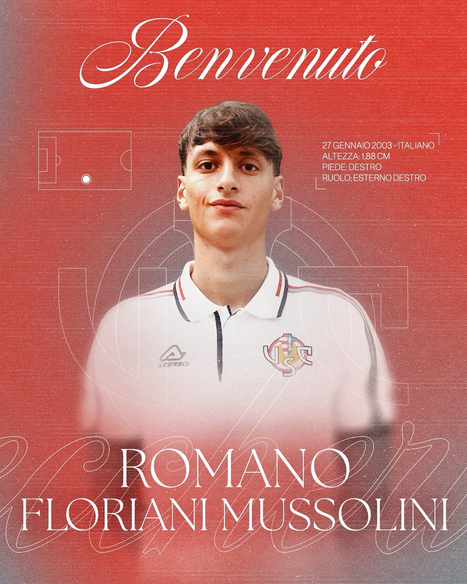 Benito Mussolini lapse lapselaps hakkab mängima Itaalia jalgpalli kõrgliigas