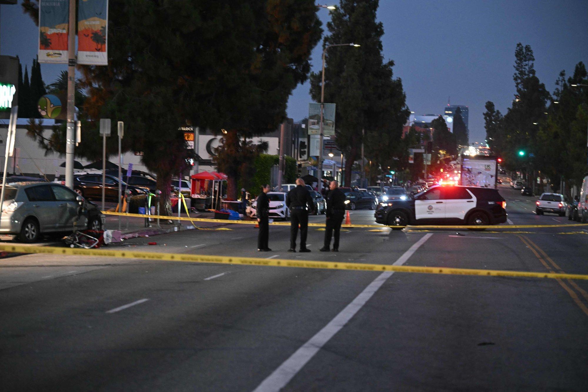 Los Angeleses sõitis auto rahva sekka, kümned inimesed said vigastada