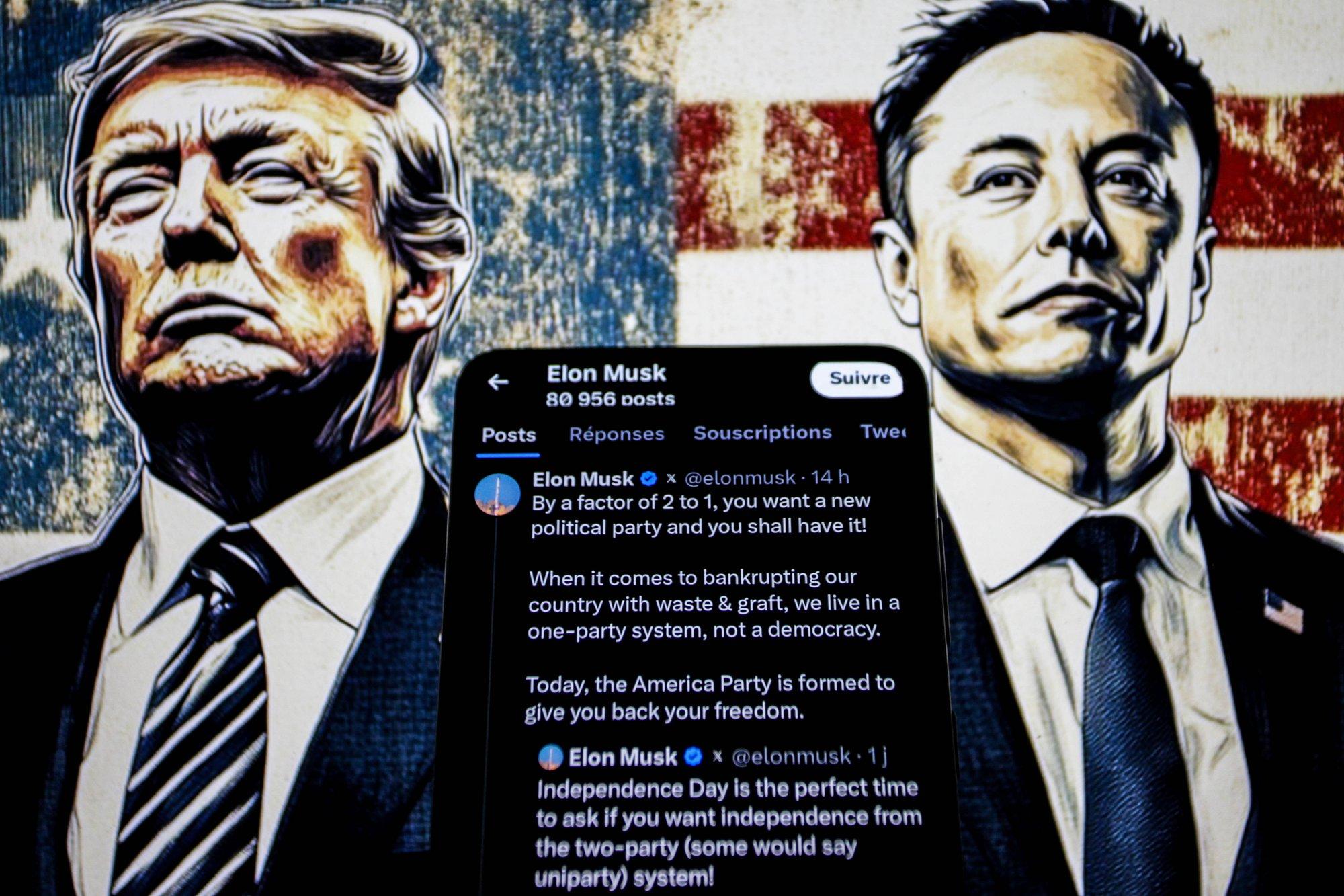 Investorite kannatus katkes: Elon Muski uus poliitiline avantüür pühkis Tesla väärtusest kümneid miljardeid