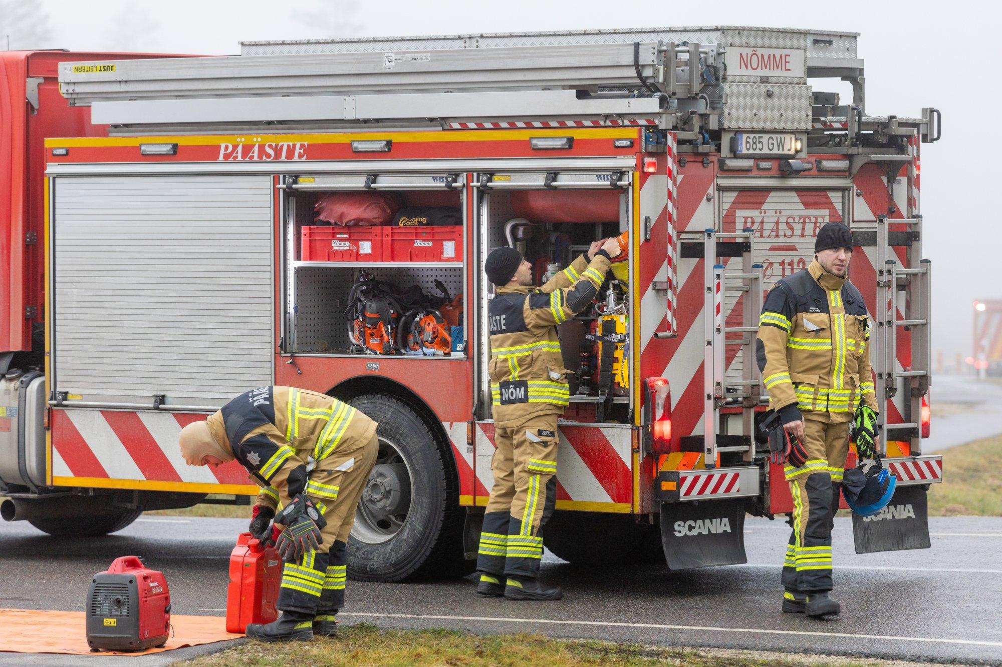 Rummu kortermajas tunti keemialõhna, päästjad ohtu ei tuvastanud