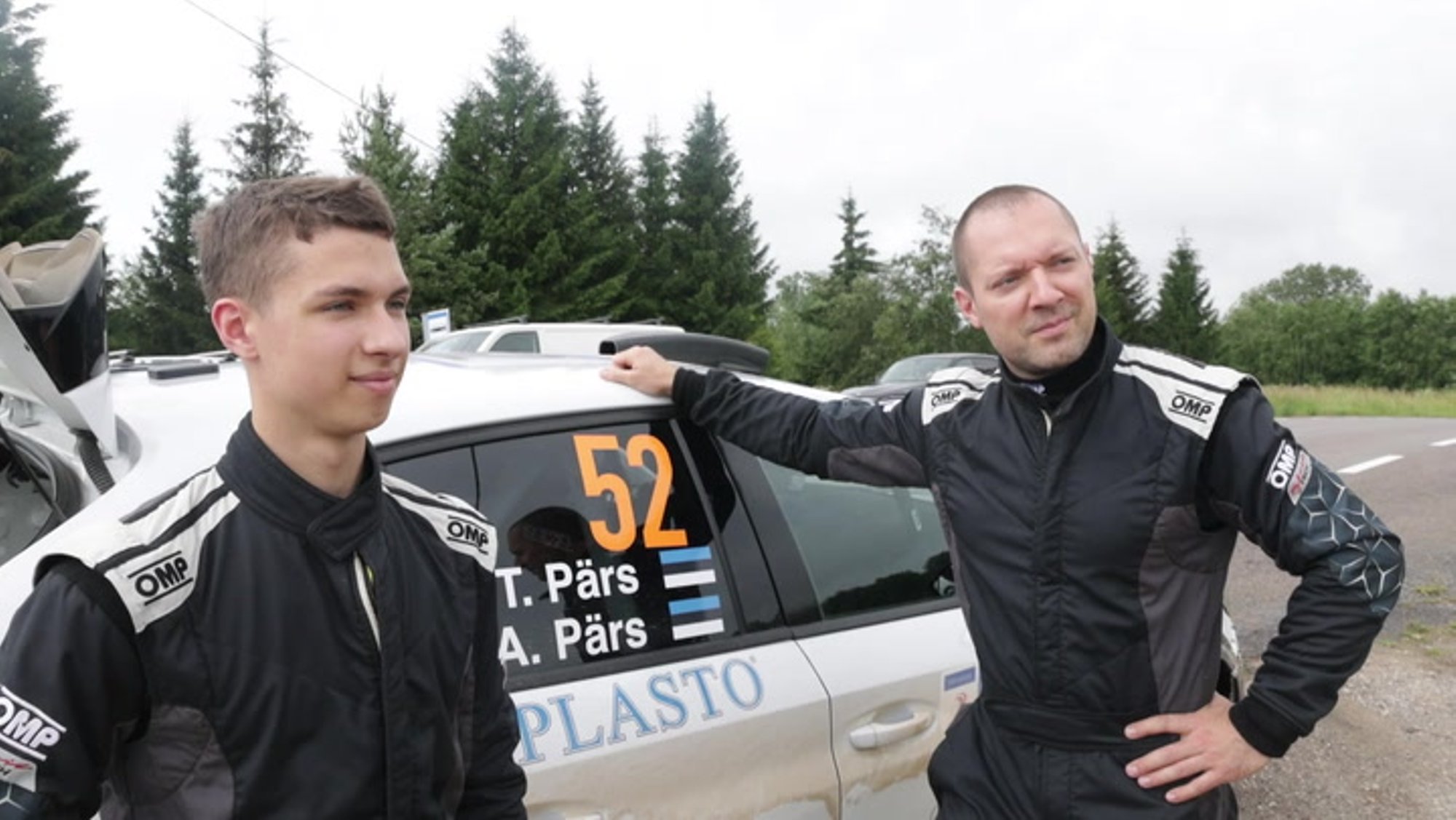 DELFI VIDEO | 16-aastasele pojale kaarti lugev endine MM-rallide mees Aigar Pärs: Travis on juba parem sõitja kui mina