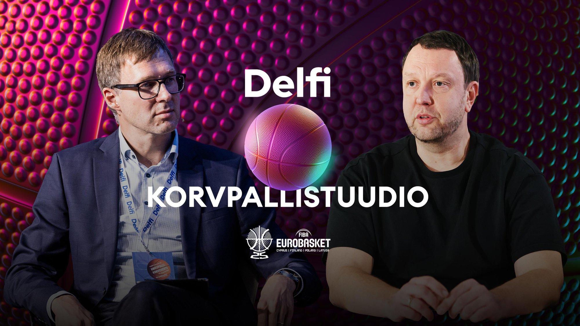 OTSEPILT | Delfi alustab korvpallistuudiotega Riiast Eesti fännide keskelt, külas Gerd Kiili