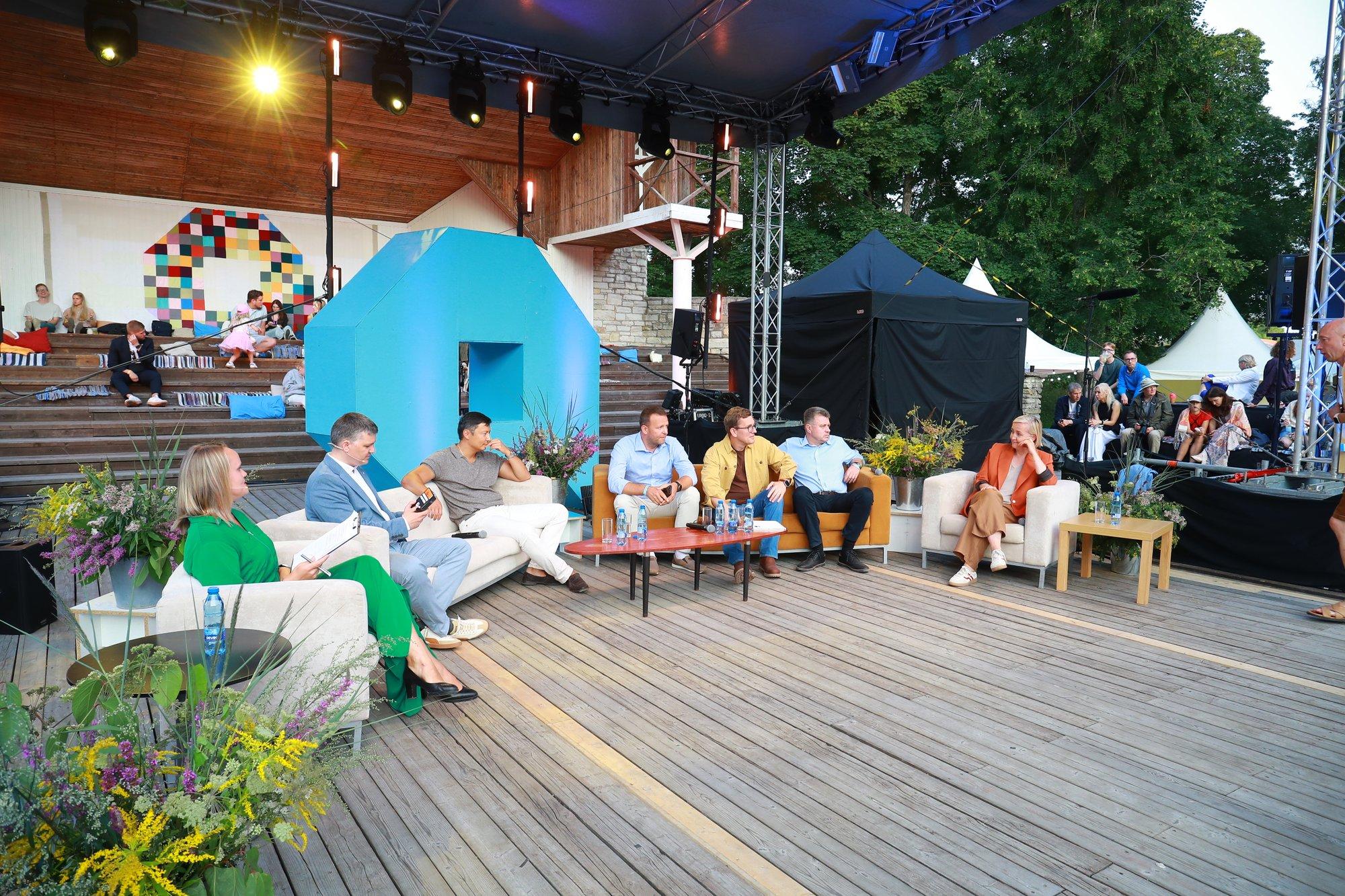 BLOGI ja FOTOD | Arvamusfestivali parlamendierakondade esimeeste debatt