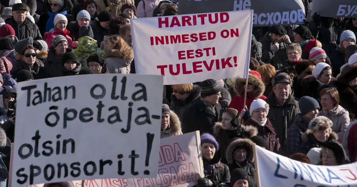 Päästjad, politseinikud ja õpetajad korraldavad meeleavalduse toetamaks palgatõusu