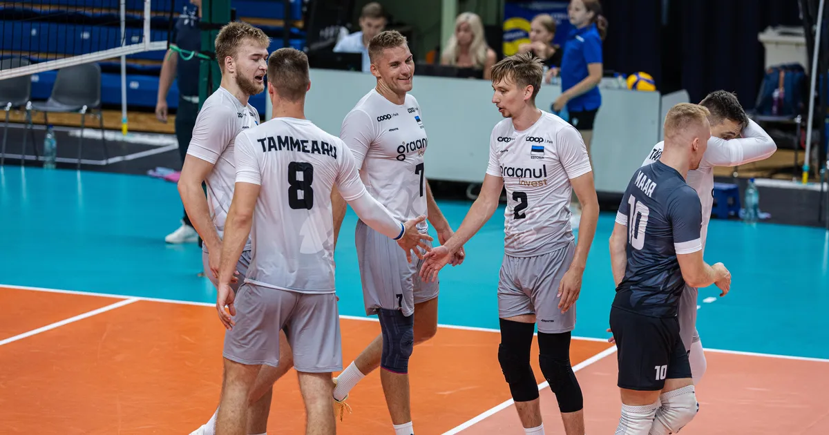 Kokku varisenud Eesti võrkpallikoondis vajab Iisraeli seljatamiseks viiendat geimi