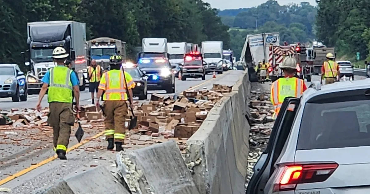 VORSTIUPUTUS ⟩ Veoautost välja valgunud viinerid seiskasid USA maanteel liikluse