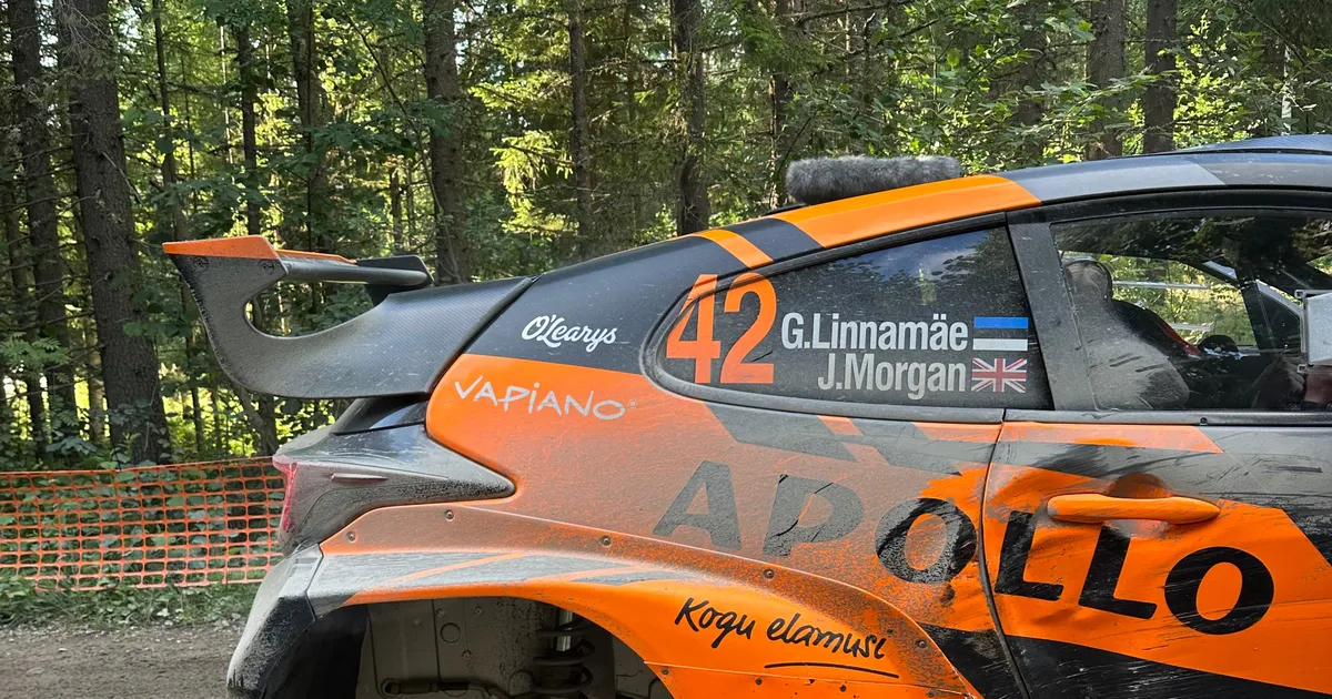 FOTO ⟩ Soomes poodiumikoha eest võidelnud Linnamäe sõitis autol ratta alt