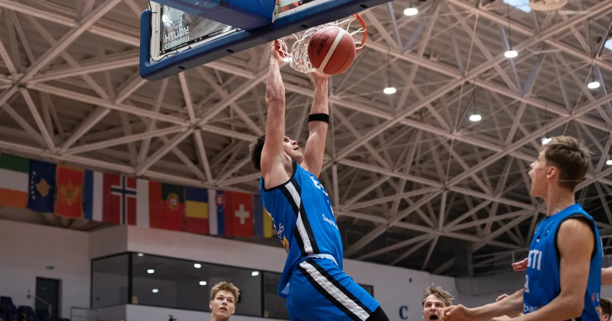 VIDEO ⟩ Võimas! Alistamatu Eesti U18 korvpallikoondis jõudis kindla võiduga EMil finaali