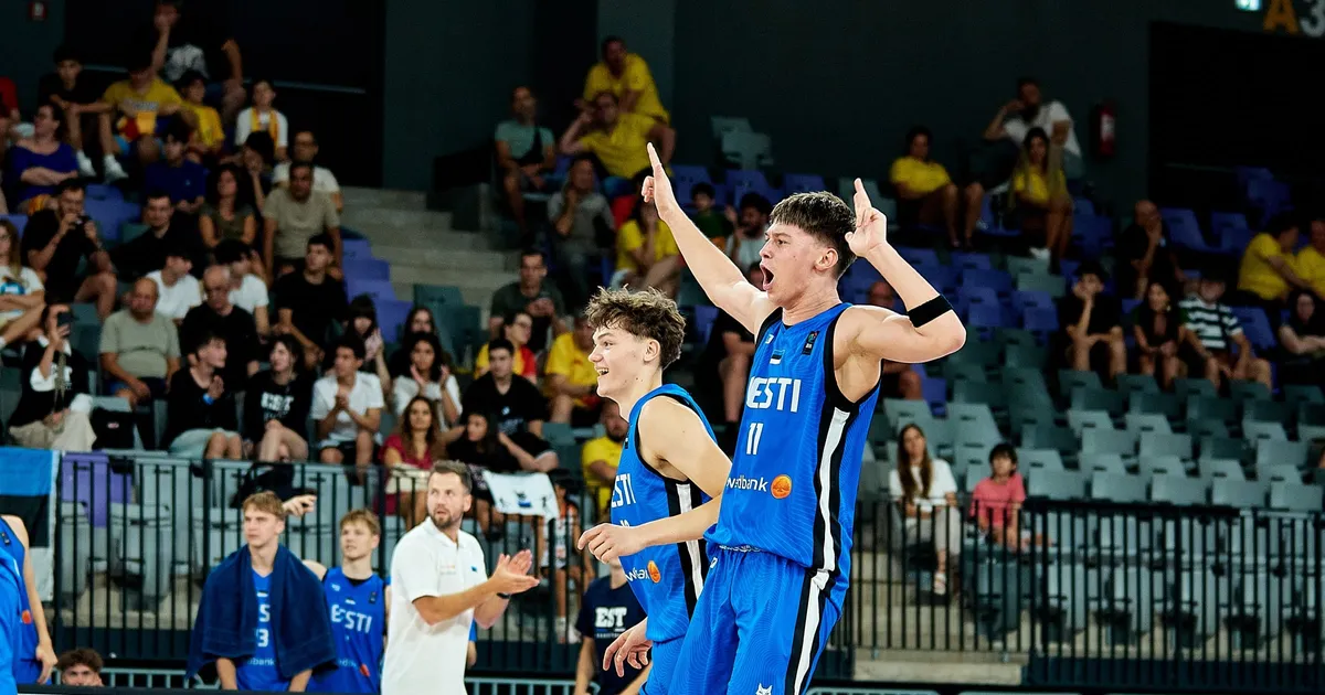 Eesti korvpallipoisid kaotasid EM-turniiri finaalis Taanile