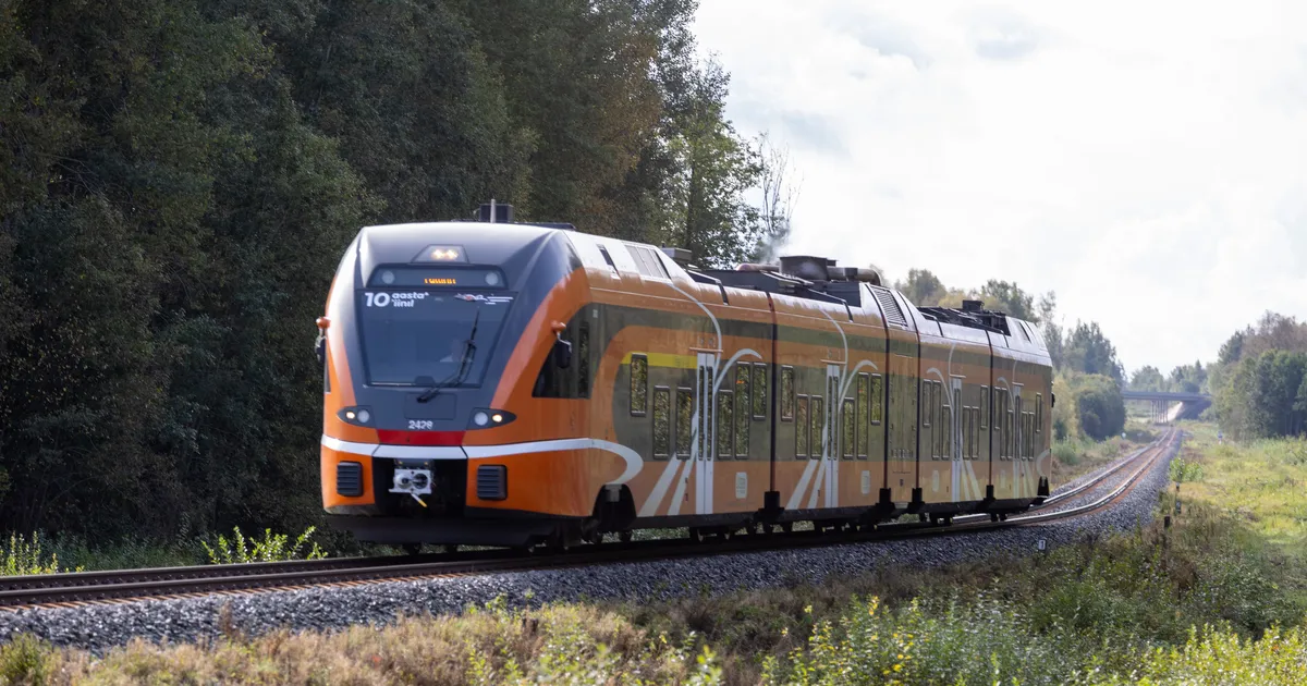 Äikesetormist tingitud rike tegi korrektiive õhtuses rongiliikluses