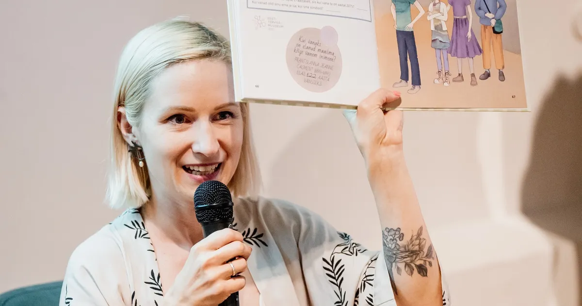 Katariina Libe esitles lasteraamatut, mis paneb rõhku hea tervise hoidmisele