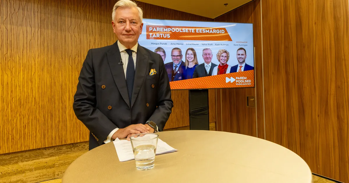 PILDID ⟩ Parempoolsete Tartu linnapea kandidaat on Vahur Kraft