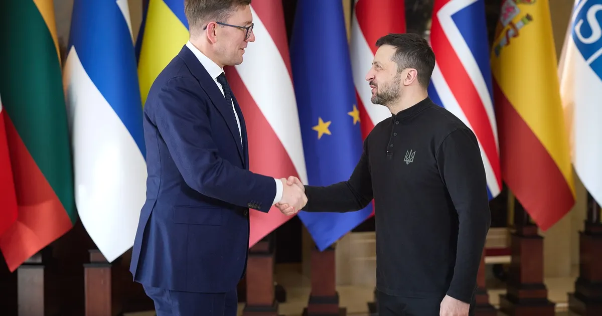 Peaminister Michal vestles Zelenskõiga. Tema sõnul näitab edasine, kas agressor nõustub USA survel rahuplaaniga